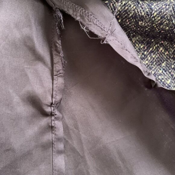 Ann Taylor Trumpet Skirt Wool Midi Knee Length Chenille Tweed Purple Academia 8 - Picture 7 of 7